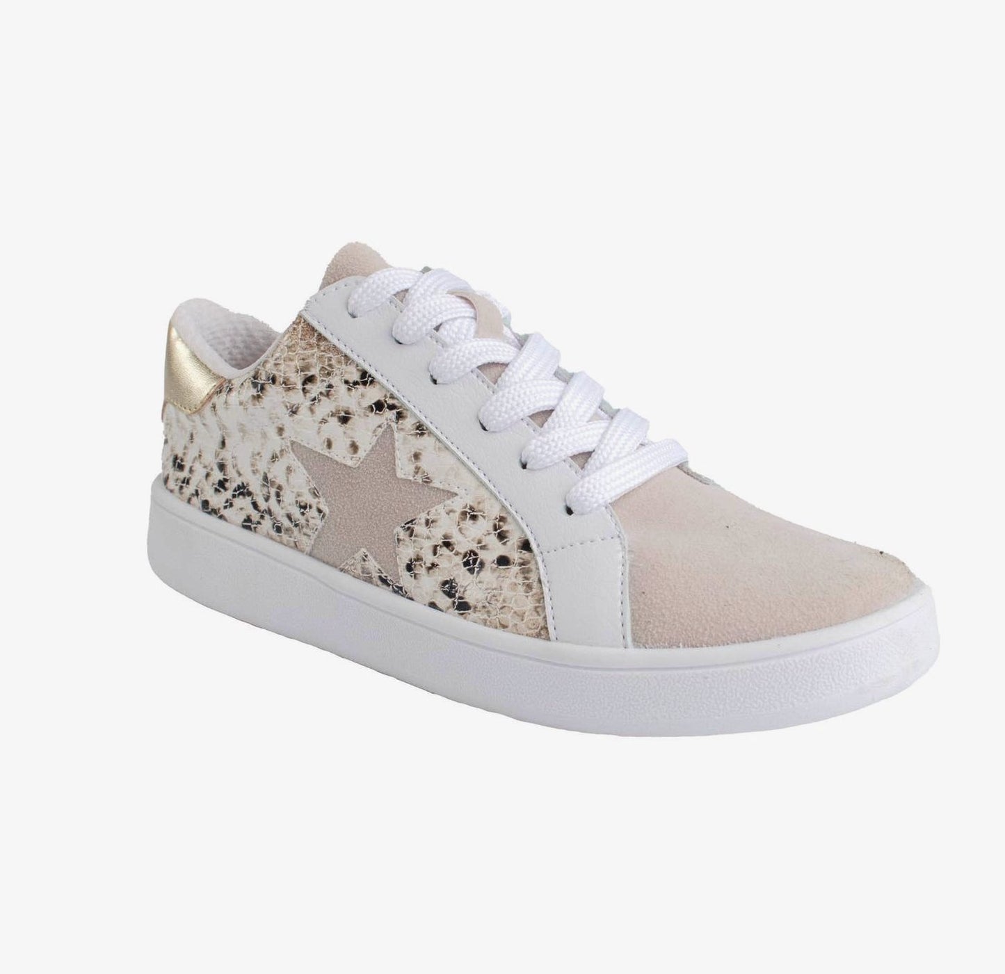 Nude Star Sneakers - Tired Mama Co.