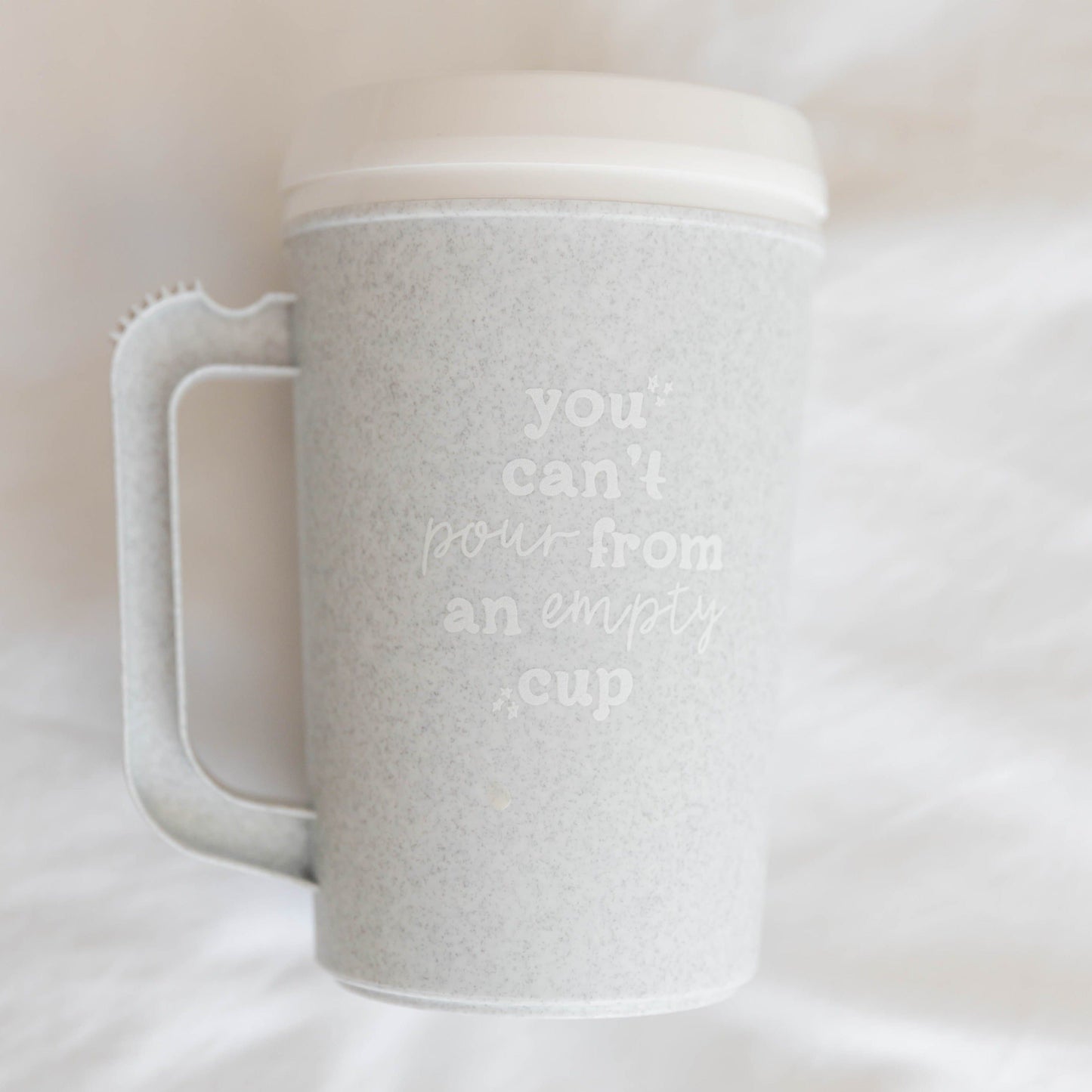 You Can't Pour From Empty Cup | Insulated Thermos - Shop Donuts and Daisies