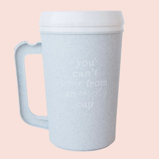 You Can't Pour From Empty Cup | Insulated Thermos - Shop Donuts and Daisies